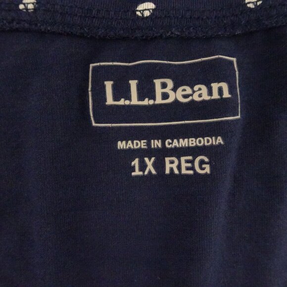 L.L. Bean Women Polka Dots Dress Size 1X REG - Picture 5 of 8